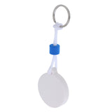 Maxbell Marine Outboard Swimming Beach Floating Key Ring Key Float Sailing Kayak Fishing Accessories- Round Shaped White