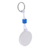 Maxbell Marine Outboard Swimming Beach Floating Key Ring Key Float Sailing Kayak Fishing Accessories- Round Shaped White