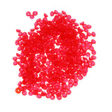 Maxbell 1000Pcs Fishing Beads Plastic Semicircle Fishing Beads, Fishing Tackle Tools Eggs, 4 Sizes