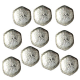 Maxbell 10 Pieces Tibetan Silver Flower Bead Caps Antique Alloy Spacer Beads Charms Jewelry Findings Craft DIY Supplies 3.0cm