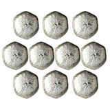 Maxbell 10 Pieces Tibetan Silver Flower Bead Caps Antique Alloy Spacer Beads Charms Jewelry Findings Craft DIY Supplies 3.0cm