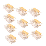 Maxbell 10 Pieces Panel Mount PCB Fuse Holder With Cover For 5x20mm Fuse 250V 6A