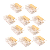 Maxbell 10 Pieces Panel Mount PCB Fuse Holder With Cover For 5x20mm Fuse 250V 6A