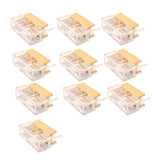 Maxbell 10 Pieces Panel Mount PCB Fuse Holder With Cover For 5x20mm Fuse 250V 6A