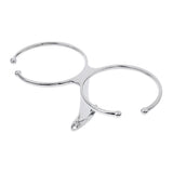 Maxbell Stainless Steel Boat Cup Beverage Cans Drink 2 Holder For Marine Yacht Boat RV Car Trailer
