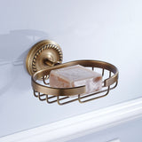 Maxbell Soap Dish Holder Storage Saver Wall Mounted for Kitchen Sink Bathroom Shower