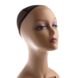 Maxbell Plastic Female Mannequin Head Manikin Model Stand for Glasses Hat Wig Scarves Display with Net Cap