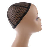 Maxbell Plastic Female Mannequin Head Manikin Model Stand for Glasses Hat Wig Scarves Display with Net Cap