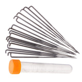 Maxbell 18 Pieces Assorted Stitching Punch Needles Felting Needles Needlework with Storage Case