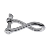 Maxbell 0.3" Boat Twisted Anchor Shackle - Marine 316 Stainless Steel