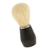 Maxbell Soft Professional Barber Salon Home Beard Shaving Brush with Plastic Handle Facial Cleaning Brush - Black