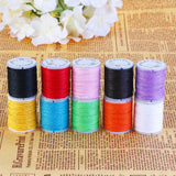 Maxbell 10 Rolls Cotton Cords Strings Ropes For DIY Bracelet Beading Jewelry Making