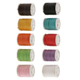 Maxbell 10 Rolls Cotton Cords Strings Ropes For DIY Bracelet Beading Jewelry Making