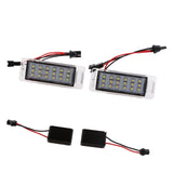 Maxbell 2 Pieces LED Number License Plate Light Lamp For Cadillac CTS XTS SRX