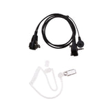 Maxbell Acoustic Tube Earpiece Earphone Microphone For Yaesu Vertex Walkie Talkie VX140 VX354