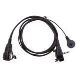Maxbell Acoustic Tube Earpiece Earphone Microphone For Yaesu Vertex Walkie Talkie VX140 VX354