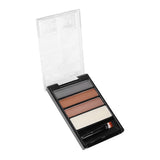 Maxbell 4 Colors Long Lasting Waterproof Natural Eyebrow Makeup Powder Eye Brow Concealer Cream Comestic Palette with Brush