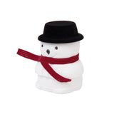 Maxbell Xmas Snowman Santa Ring Earring Display Storage Gift Packing Box Black