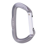 Maxbell 24KN Ultra-light Straight Gate D-shaped Carabiner Non Locking Outdoor Rock Climbing Rescue Rappelling