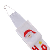 Maxbell Santa Claus Fabric Toilet Reel Roll Paper Cover Hanging Holder Xmas Home Bathroom Decoration White