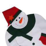 Maxbell Cute Snowman Chair Back Cover Christmas Holiday Festive Kitchen Dinner Decoration