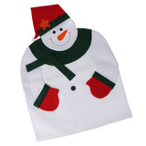 Maxbell Cute Snowman Chair Back Cover Christmas Holiday Festive Kitchen Dinner Decoration