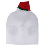 Maxbell Cute Snowman Chair Back Cover Christmas Holiday Festive Kitchen Dinner Decoration