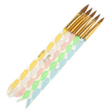 Maxbell 5x Nail Art DIY Design Brush Kit Painting Drawing Gel Pen Polish Manicure Pedicure Tool