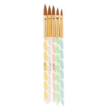 Maxbell 5x Nail Art DIY Design Brush Kit Painting Drawing Gel Pen Polish Manicure Pedicure Tool