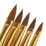 Maxbell 5x Nail Art DIY Design Brush Kit Painting Drawing Gel Pen Polish Manicure Pedicure Tool