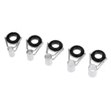 Maxbell 45pcs Fishing Rod Guides Tip Rings Set Rod Repair Kit DIY Eye Ring with Box, 9-Sizes