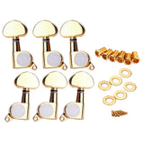 Maxbell 3R 3L Sealed String Tuning Pegs Keys Machine Heads Tuner for Epi Style Acoustic Electric Guitar