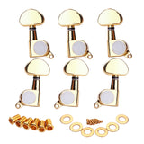 Maxbell 3R 3L Sealed String Tuning Pegs Keys Machine Heads Tuner for Epi Style Acoustic Electric Guitar