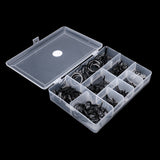 Maxbell 90pcs Stainless Fishing Rod Parts Rod Guides Sets Black Protect the Fishing Line