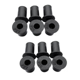 Maxbell 12 Pieces M4 Metric Rubber Well Nuts Blind Fastener Threaded Brass Insert Kayak Canoe Dinghy Fishing Boat Accessories