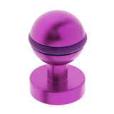 Maxbell Aluminum Alloy Diving Light Ball Head 360 Degree Rotation 1/4 inch Screw Mount Purple