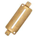 Maxbell 2 Pieces Brass Humbucker Double Coil Pickup Base Plate for Electric Guitar Replacement Parts