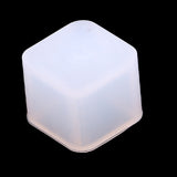 Maxbell 3 Sizes Silicone Mould DIY Cube Pendants Beads with Hole For Resin Casting Jewelry Making Crafts