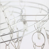 Maxbell 20 Peg Laundry Airer Rack Windproof Drying Drier Clothes Underwear Sock Hook