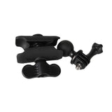 Maxbell Rotate Diving Light Butterfly-type Clamp Clip + Ball Adapter For Gopro 5/4