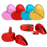 Maxbell 25ML Capacity Candy Heart Shape Refillable Spray Bottle Perfume Storage Holder Travel Lovers Gift Rose Red