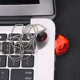 Maxbell 4GB Jewelry Crystal USB2.0 Flash Drive Memory U Disk For PC Laptop Necklace