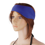 Maxbell Kids Adult Outdoor Water Sports Ear Band Swimming Bathing Headband Ear Head Protector Band Blue L