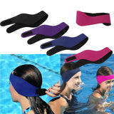 Maxbell Kids Adult Outdoor Water Sports Ear Band Swimming Bathing Headband Ear Head Protector Band Blue L