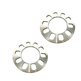 Maxbell 2 Pieces Aluminium 5-Hole Wheel Hub Spacer 8mm Thickness for Car Vehicles