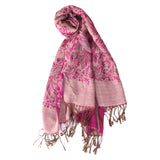 Maxbell Women Warm Long Cashmere Scarf Pashmina Rose