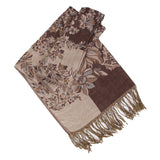 Maxbell Women Warm Long Cashmere Scarf Pashmina Coffee