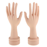 Maxbell 1 Pair of Soft Flexible Moveable Female Mannequin Manikin Hand Watch Jewelry Bracelet Gloves Display Dummy Model Holder Stand