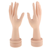 Maxbell 1 Pair of Soft Flexible Moveable Female Mannequin Manikin Hand Watch Jewelry Bracelet Gloves Display Dummy Model Holder Stand