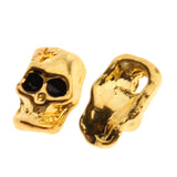 Maxbell 10pcs 3D Halloween Nail Art Decoration Stickers Skull Glitter Charms Alloy Jewelry Rhinestone DIY